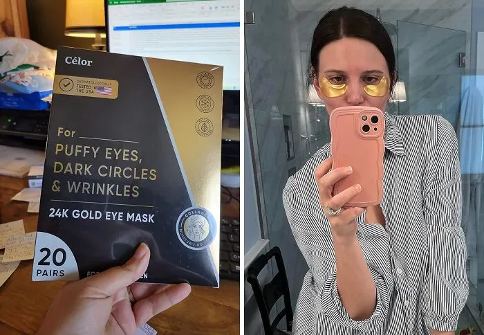 Revitalize Your Eyes With Under <span Style="Font:inherit;color:#d74b1f;"> Eye Patches Premium</Span>: Indulge In The Luxurious Gold Under Eye Mask For A Radiant, Rejuvenated Look!