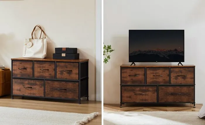 Organize Your Space With <span Style="Font:inherit;color:#d74b1f;"> The 5-Drawer Organizer Closet Chest</Span>: Perfect For Small Clothes And Accessories!