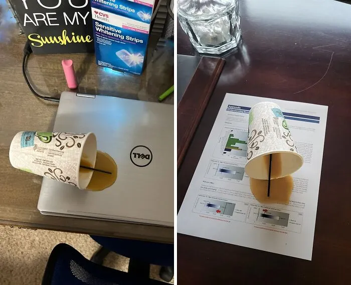 <span Style="Font:inherit;color:#d74b1f;"> Realistic Spilled Coffee Gag </Span>- A Prank Prop That Will Make Anyone Do A Double Take