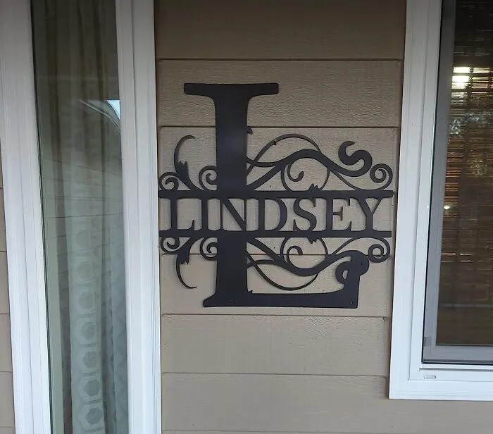 Monogram Magic: Elevate Your Outdoor Decor With <span Style="Font:inherit;color:#d74b1f;"> Custom Metal Art</Span> !