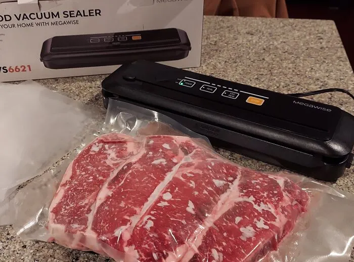 Kitchen Game Changer: <span Style="Font:inherit;color:#d74b1f;"> Compact Megawise Sealer</Span> - Perfect For All Foods!