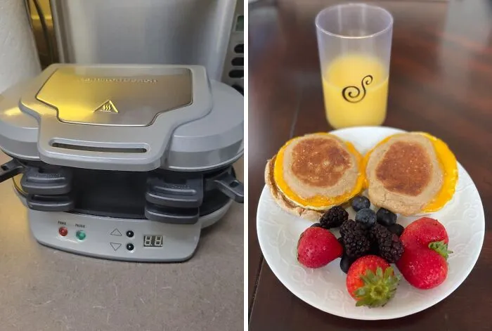 Double The Yum: <span Style="Font:inherit;color:#d74b1f;"> Hamilton Beach's Dual Sandwich Maker</Span> - Breakfast In Minutes!