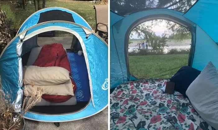 Experience Effortless Camping With <span Style="Font:inherit;color:#d74b1f;"> The Easy Pop Up Tent</Span>: Waterproof Shelter For 2-4 People!