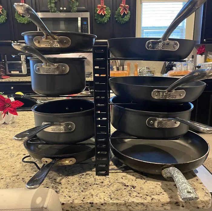<span Style="Font:inherit;color:#d74b1f;"> G-Ting Pot Rack </Span>: 8 Tiers Of Kitchen Bliss - Because Pots And Pans Deserve To Be Organized In Style!