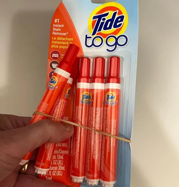 Spotless Style On The Go: <a Style="Display:inline;" Href="Https://Www.amazon.com/Instant-Stain-Remover-338-Ounce-Sticks/Dp/B002rs0mt2?ie=utf8&linkcode=ll1&tag=bpjaguar-20&linkid=d6d4430f781d56e2ee8b6671d132a6d0&language=en_us&ref_=as_li_ss_tl" Target="_blank"><span Style="Font:inherit;color:#d74b1f;"> Tide Stain Remover Pen </Span> - Your Travel Hero!