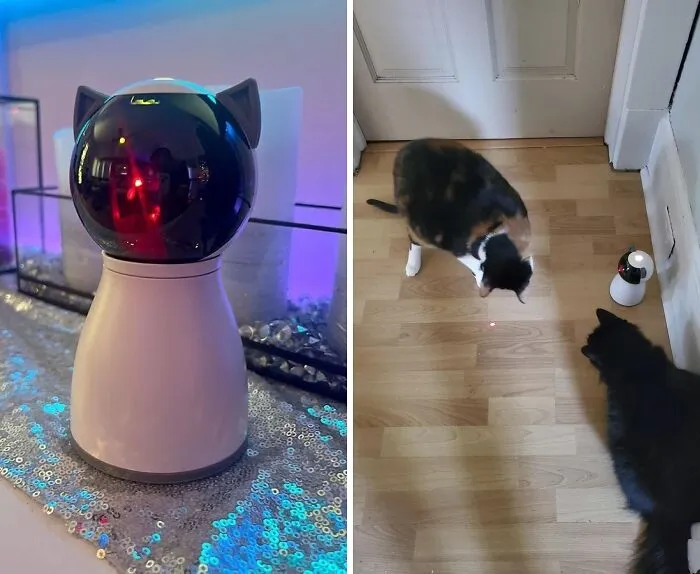 Purr-Fectly Lit: <span Style="Font:inherit;color:#d74b1f;"> Automatic Laser Cat Toy </Span>that Spark Joy In Every Indoor Hunt!