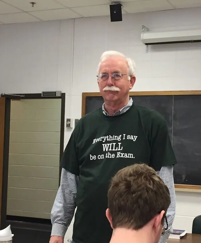 I Guess That I Should Pay Attention In Class Today
