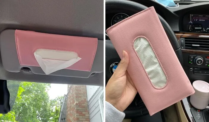Never Search For Napkins Again - This <a Style="Display:inline;" Href="Https://Www.amazon.com/Dp/B07vk32bnl?th=1&linkcode=ll1&tag=bpowl-20&linkid=e64c7687d9877cafb94f054993826d8a&language=en_us&ref_=as_li_ss_tl" Target="_blank"><span Style="Font:inherit;color:#d74b1f;"> Car Tissue Holder</Span> Gives Neatness A Luxurious Edge!