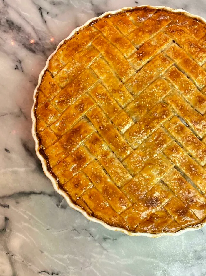 Tarta de manzana para celebrar 95 días de sobriedad
