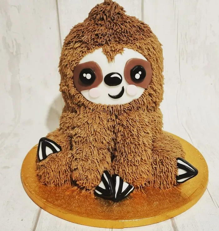 Alguien me pidió una tarta en forma de perezoso