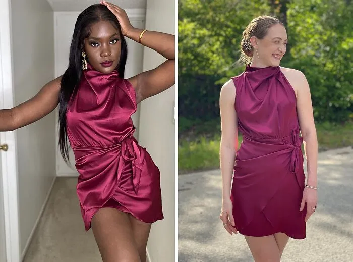 Wrap & Wow In 2024: The <span Style="Font:inherit;color:#d74b1f;"> Satin Halter Mini Dress </Span>that’s Knot Your Average Party Dress!