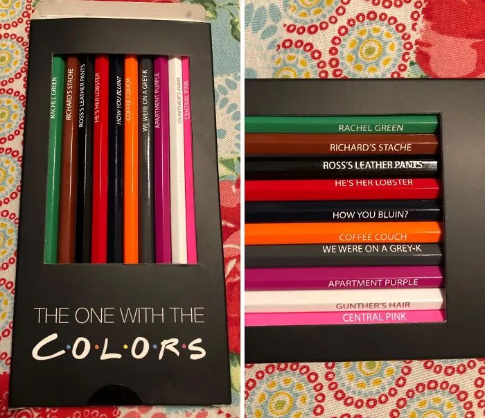 Doodle Your Fave Episodes: <span Style="Font:inherit;color:#d74b1f;"> Friends-Inspired 12-Piece Pencil Pack</Span>!