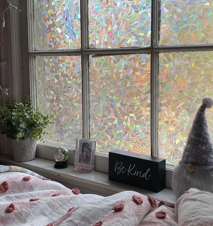 Transform Your Windows With  <span Style="Font:inherit;color:#d74b1f;"> Rainbow Window Clings</Span> And Privacy Film