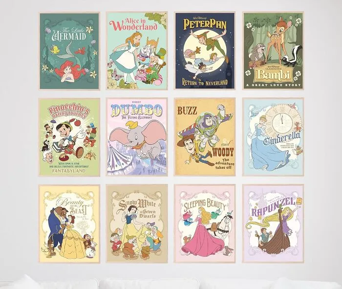 Immerse Yourself In Nostalgia With  <span Style="Font:inherit;color:#d74b1f;"> Vintage Disney Posters</Span>: Relive The Magic Of Classic Disney Films!