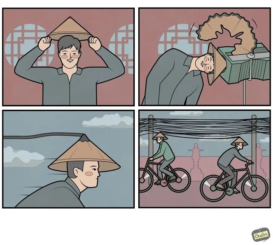 25 Cómics sarcásticos que tendrás que mirar 2 veces para entender, por Anton Gudim