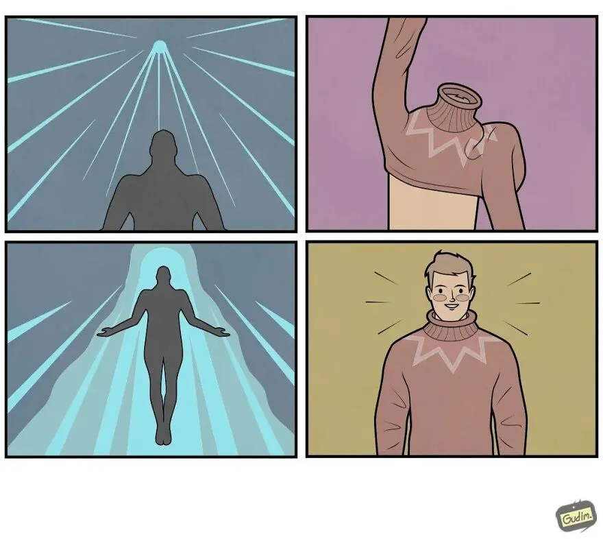 25 Cómics sarcásticos que tendrás que mirar 2 veces para entender, por Anton Gudim