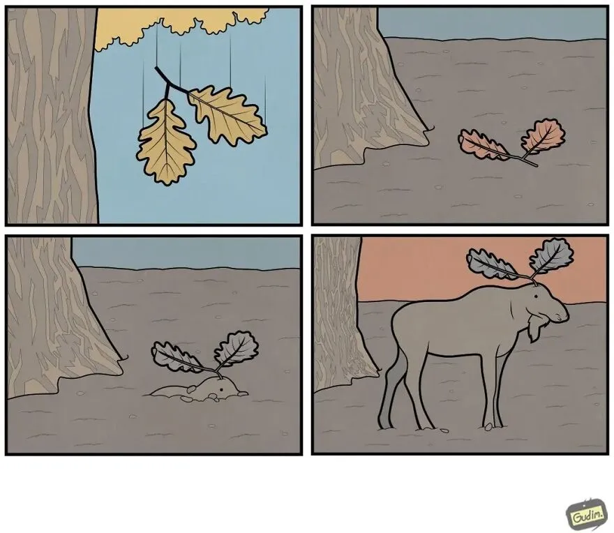 25 Cómics sarcásticos que tendrás que mirar 2 veces para entender, por Anton Gudim