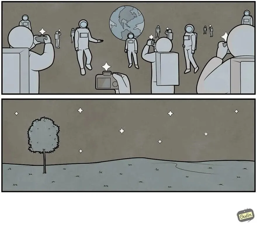 25 Cómics sarcásticos que tendrás que mirar 2 veces para entender, por Anton Gudim
