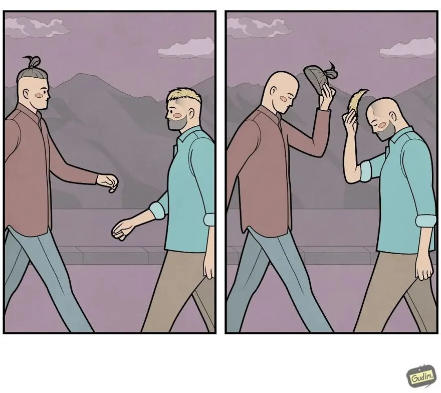 25 Cómics sarcásticos que tendrás que mirar 2 veces para entender, por Anton Gudim
