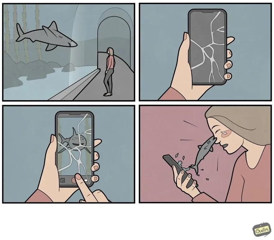 25 Cómics sarcásticos que tendrás que mirar 2 veces para entender, por Anton Gudim