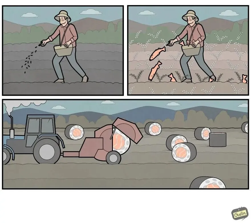 25 Cómics sarcásticos que tendrás que mirar 2 veces para entender, por Anton Gudim