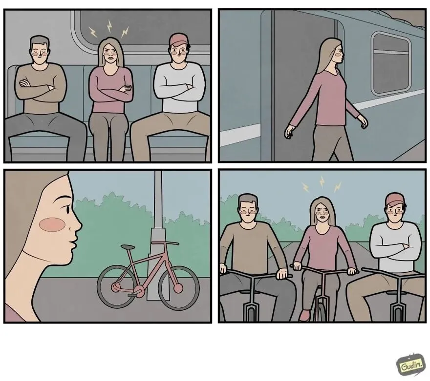 25 Cómics sarcásticos que tendrás que mirar 2 veces para entender, por Anton Gudim
