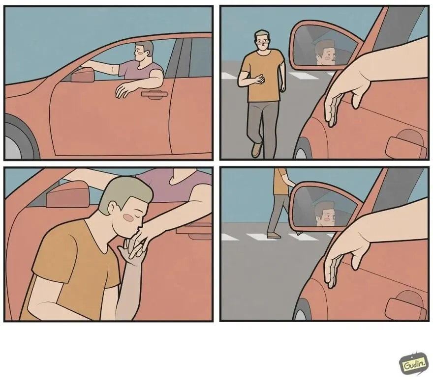 25 Cómics sarcásticos que tendrás que mirar 2 veces para entender, por Anton Gudim