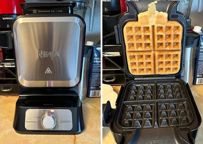 Craft Perfect Belgian Waffles Every Time With The Ninja Neverstick Pro Belgian  <span Style="Font:inherit;color:#d74b1f;"> Waffle Maker</Span>