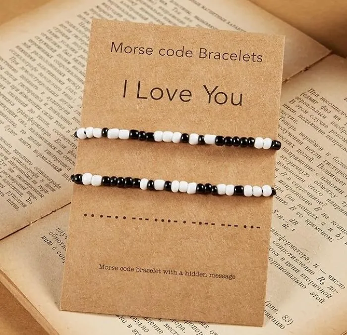  <span Style="Font:inherit;color:#d74b1f;"> Matching Morse Code Bracelets </Span> - A Heartfelt Gift For Your Other Half!