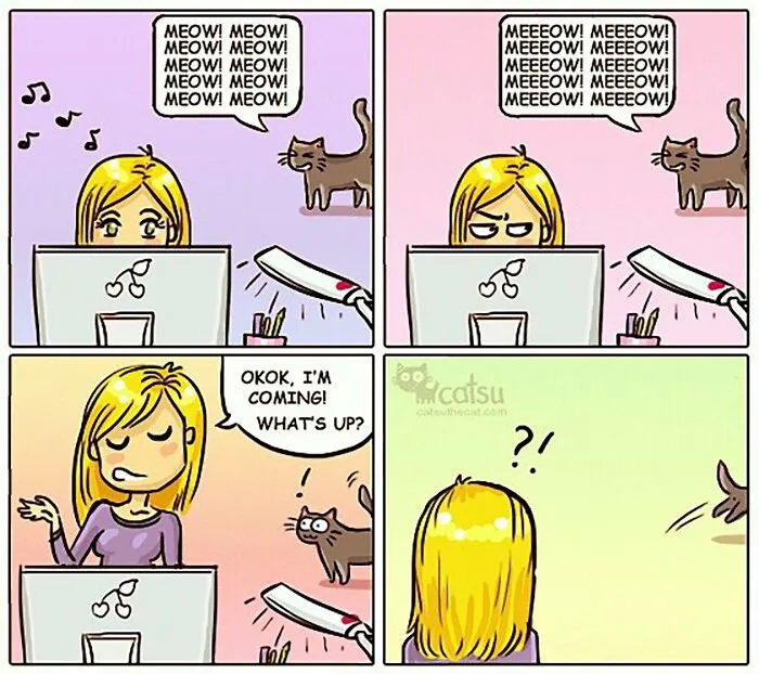 30 Comics Perfectly Depicting Hilarious Cat Antics, By This Artist From Tallinn