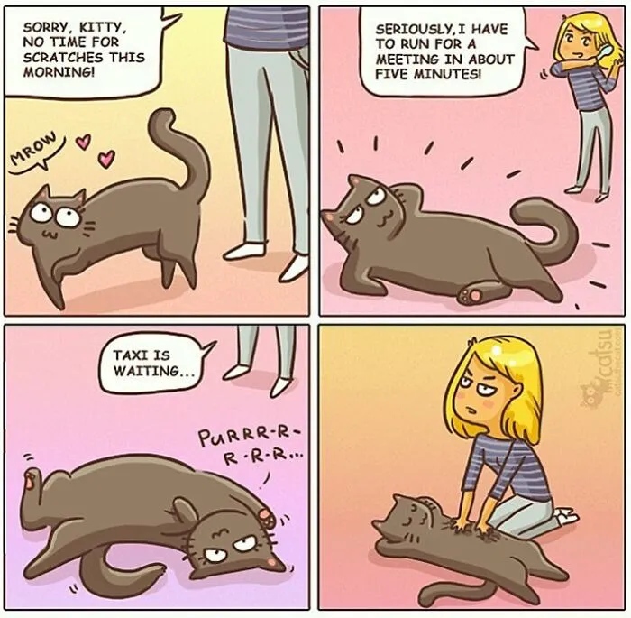 30 Comics Perfectly Depicting Hilarious Cat Antics, By This Artist From Tallinn