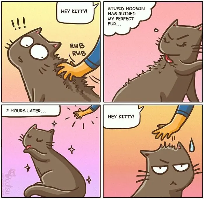 30 Comics Perfectly Depicting Hilarious Cat Antics, By This Artist From Tallinn