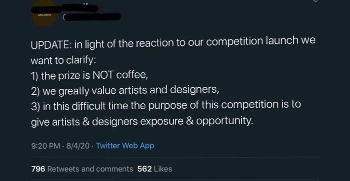 Coffee House In My City Offering Exposure For Your Artwork Responds After Major Backlash