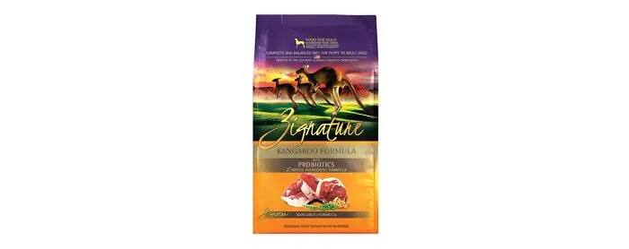 Best Over-The-Counter Novel Protein Dog Food: Zignature Kangaroo Formula
