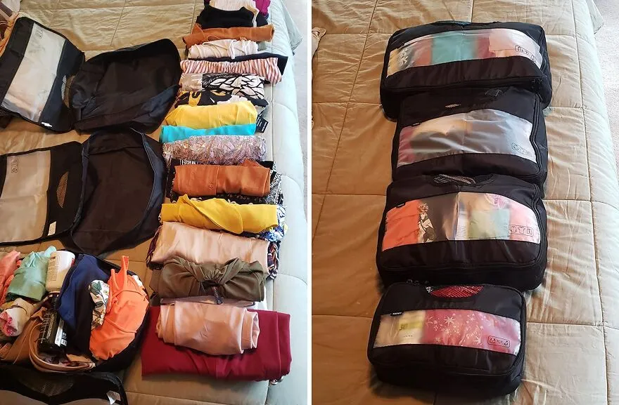 Pack Smart, Travel Easy: <span Style="Font:inherit;color:#d74b1f;"> Veken Packing Cubes</Span>, Your On-The-Go Essentials!