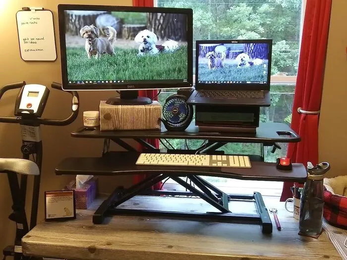 Elevate Your Work Experience With The Adjustable  <span Style="Font:inherit;color:#d74b1f;"> Sit-To-Stand Up Desk</Span> Workstation