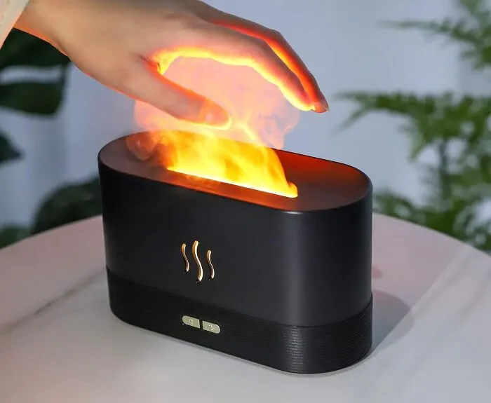 Enhance Your Home Atmosphere With The Depulat <span Style="Font:inherit;color:#d74b1f;"> Flame Air Diffuser Humidifier</Span>
