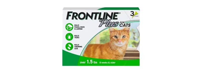 Frontline Plus Flea and Tick Spot Treatment For Cats
