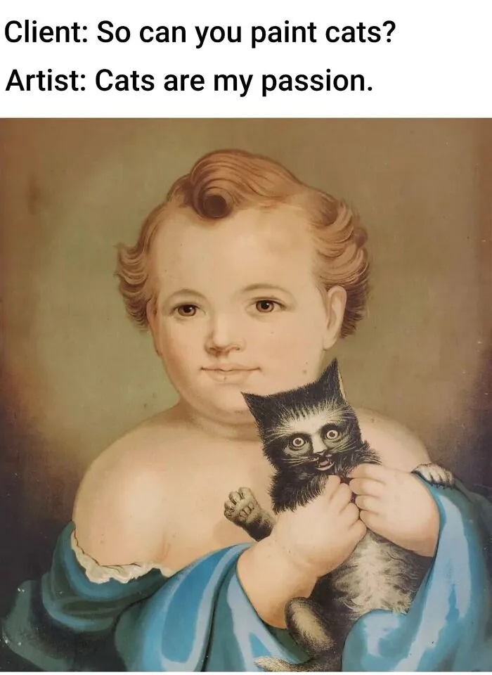 50 Witty Modern Takes On Classical Art By This Meme Creator (New Pics)