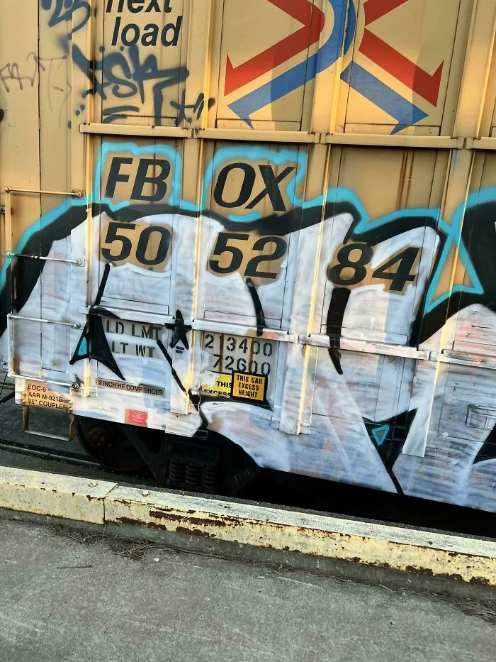 This Graffiti Artist Avoided Painting Over The Rail Car Information