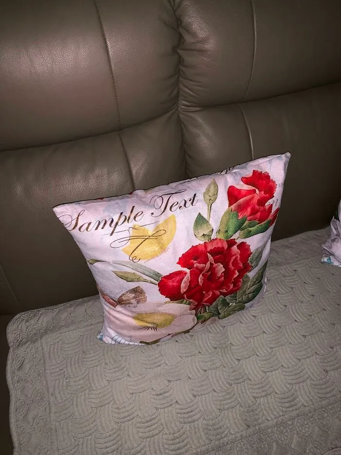 Grandma Got A Good Deal On This Pillow