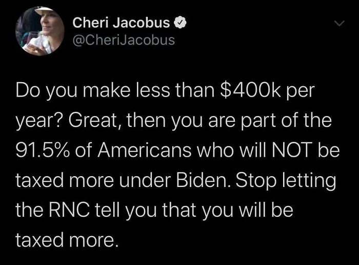 Do You Make Less Than $400k Per Year?