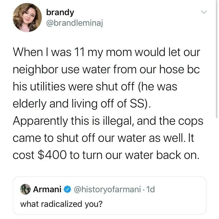 One Of The Evils Of Capitalism Involves Punishing People For Helping Others Or Showing Charity
