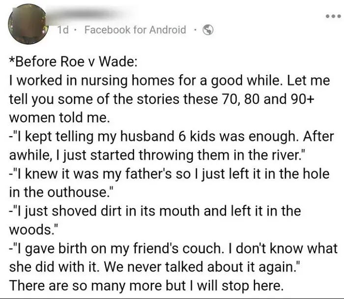 Is This What Republicans Want To Return To? Life Before Roe V Wade: