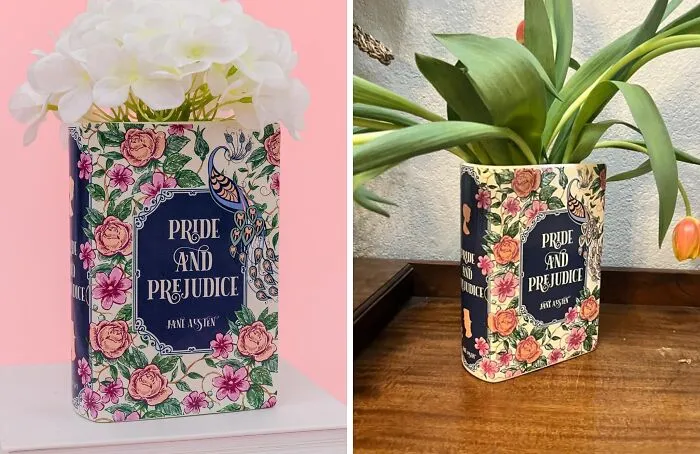 Discover Book-Shaped <span Style="Font:inherit;color:#d74b1f;"> Decorative Vase</Span>, Perfect For Showcasing Your Love For Reading In Style