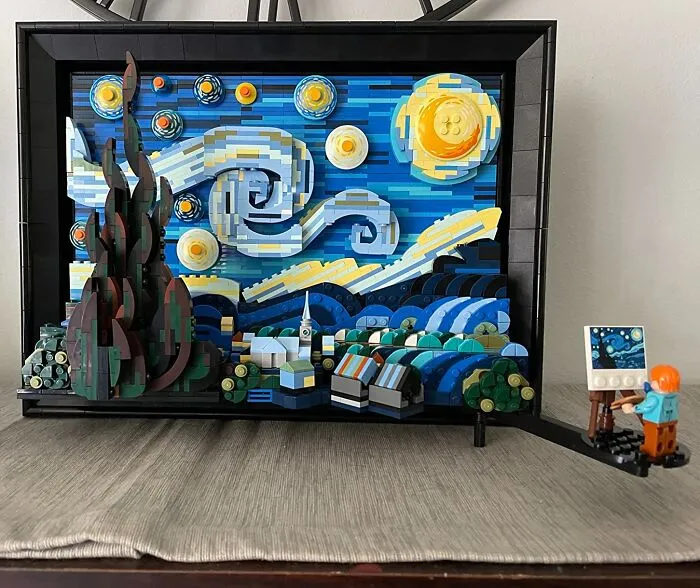 <span Style="Font:inherit;color:#d74b1f;"> Starry Night Reimagined: LEGO Ideas Set</Span> For A Unique Van Gogh Display!