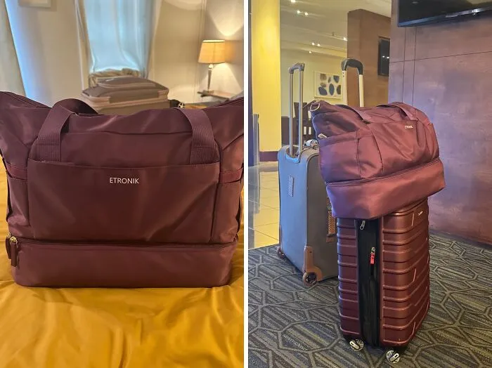 Jet-Set In Style: <span Style="Font:inherit;color:#d74b1f;"> Etronik Travel Duffel Bag</Span> With USB Port & Smart Compartments!