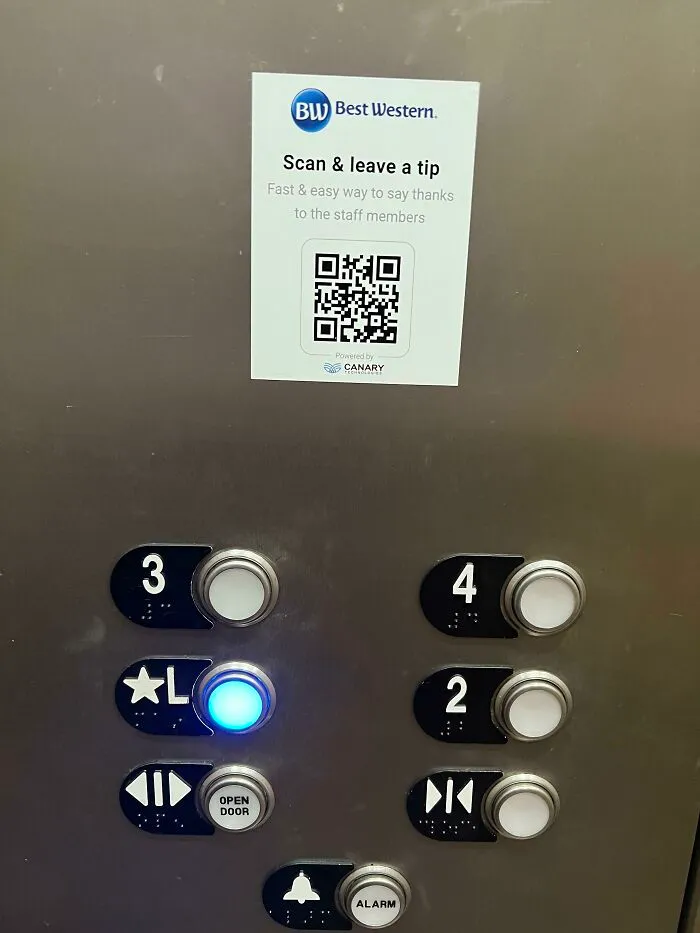 Elevator Asks For Tip
