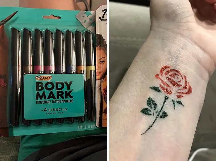 Express Yourself With <span Style="Font:inherit;color:#d74b1f;"> Temporary Tattoo Markers</Span>: Create Custom Designs That Wash Away Easily For Endless Fun And Creativity