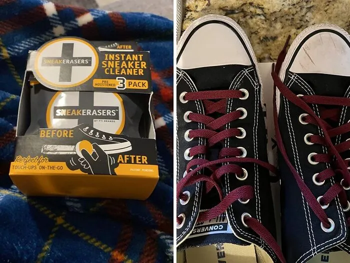 Keep Your Sneakers Looking Fresh With The Instant Sneaker <a Style="Display:inline;" Href="Https://Www.amazon.com/Sneakerasers-Instant-Effective-Cleaning-Sneakers/Dp/B0884fhw82?ie=utf8&th=1&linkcode=ll1&tag=bpbobcat-20&linkid=ec39a4d08d2cb346b0908365072fe545&language=en_us&ref_=as_li_ss_tl" Target="_blank"><span Style="Font:inherit;color:#d74b1f;"> Cleaner Sponge</Span>